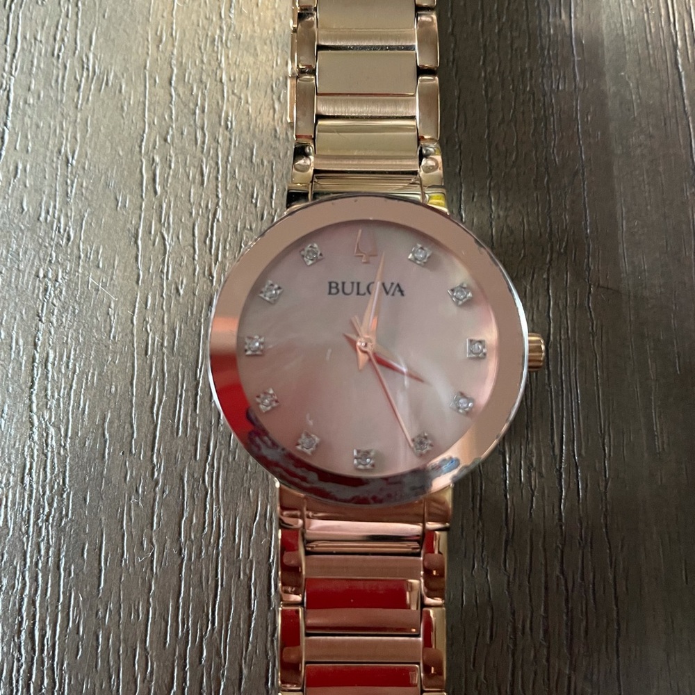 Bulova Rose Gold watch